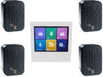 4x JBL Control ONE + Dexon MRP 2181 - Zestaw nagłośnienia ściennego