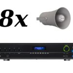 APART H10 + JBL VMA 1120 - zestaw nagłośnienia naściennego dla powierzchni do 150m<sup>2</sup>