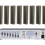 8x ITC T-804 + RDUCH MWL 7D2/400 - Nagłośnienie naścienne do 150 m2