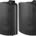 MONACOR MKA-60SET/SW - Pary 2-drożnych zestawów głośnikowych stereo, aktywny i pasywny, 2 x 15W<sub>RMS</sub>