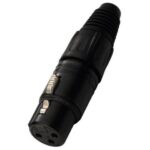 MONACOR NC-3FXBAG - Gniazdo XLR NEUTRIK, 3-pinowe