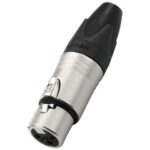 MONACOR NC-3FXX - Gniazdo XLR NEUTRIK, 3-pinowe