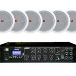 Głośniki sufitowe JBL Stage 100V + Wzmacniacz RH SOUND ST-2060BC