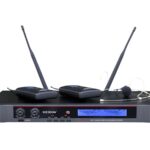 Dexon - MBD 932 - podwójny mikrofon bezprzewodowy nagłowny / klapowy