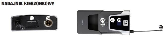 Rduch - LDU508HHC 96-kanałowy mikrofon bezprzewodowy - obrazek 4