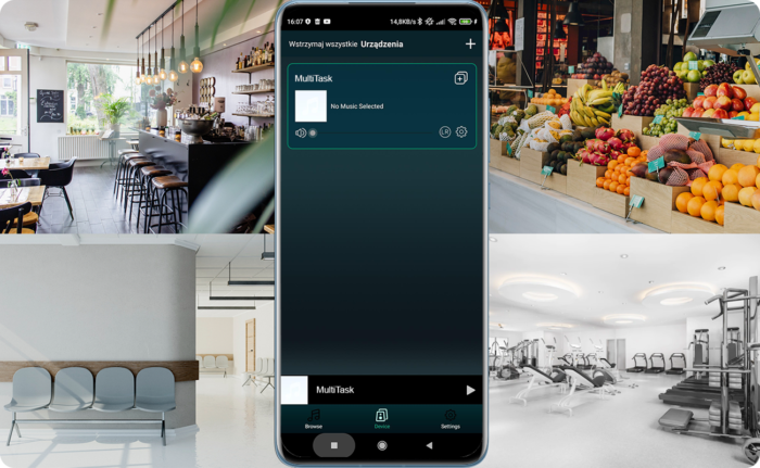 LAUDIO MultiTask 120W WiFi - Wzmacniacz strefowy 100V - obrazek 13