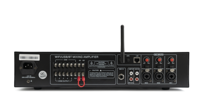 LAUDIO MultiTask 120W WiFi - Wzmacniacz strefowy 100V - obrazek 4