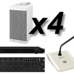 Monacor PAB-6WP/WS x4 + PA-924S + MPX-52PA + PA-5000PTT - Nagłośnienie Stadionu/Orlika