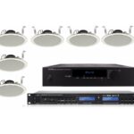 Apart Concept 1T + Apart PCR3000RMKIII + 6x TOA PC-2852 - zestaw nagłośnienia powierzchni do 100m2