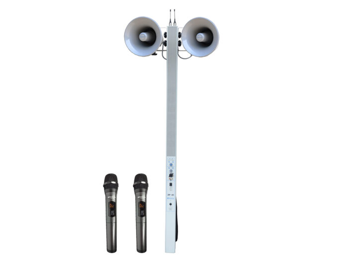 ZP-40E 2 mic Rduch - ZP-40 Przenośny zestaw nagłaśniający - obrazek 1