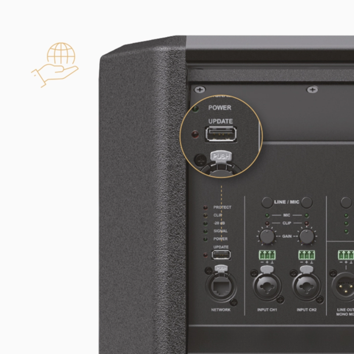 AUDAC VEXO115A/B 15" Dwudrożny głośnik aktywny - kolor czarny - obrazek 22