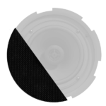 AUDAC GLI08/OB Maskownica do głośników z serii CIRA8, galwanizowana, wersja czarna