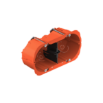 AUDAC WB45D/FG Puszka do montażu podtynkowego do podwójnego panelu ściennego 45 x 45 mm