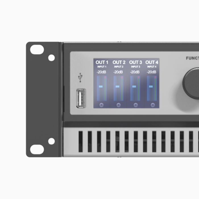 AUDAC SMA350 Dwukanałowy wzmacniacz mocy WaveDynamics™ 2 x 350 W - obrazek 7