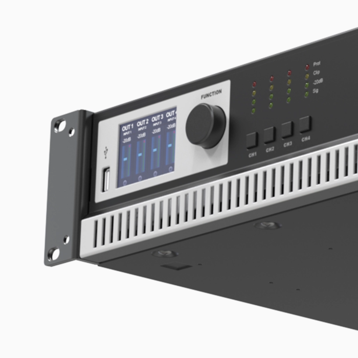 AUDAC SMA350 Dwukanałowy wzmacniacz mocy WaveDynamics™ 2 x 350 W - obrazek 16