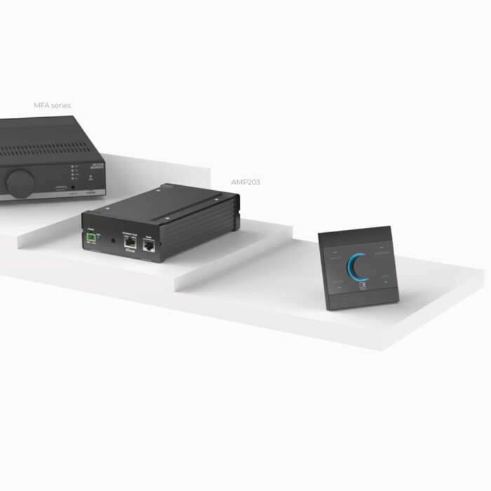 AUDAC NCP105/B Uniwersalny panel sieciowy PoE wersja czarna - obrazek 3